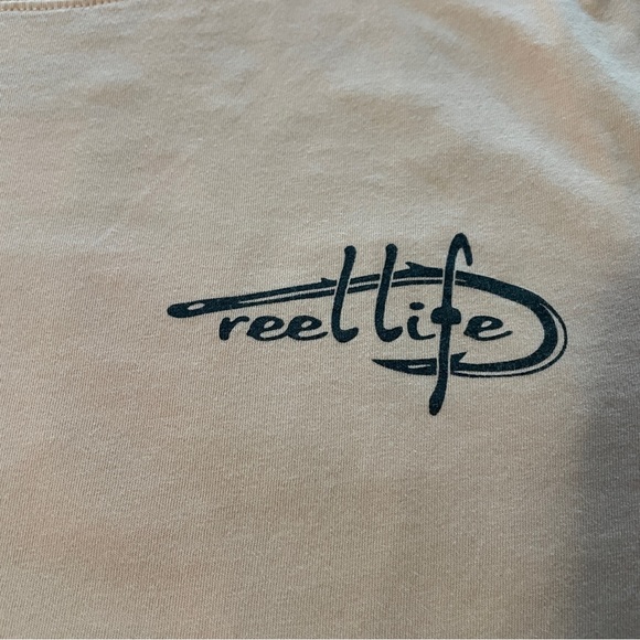 Reel life mens t-shirt sz medium - Picture 3 of 6